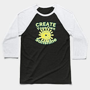 Be the Light: Create Your Own Sunshine Baseball T-Shirt